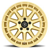 ICON Journey - 17x8 / 5x4.5 / +38mm / 6in BS - Gloss Gold Wheel - 7117806560GG