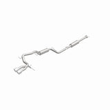 MagnaFlow 13 Ford Focus 2.0L Turbocharged ST Dual Center Rear Exit Stainless Cat Back Perf Exhaust - 15155