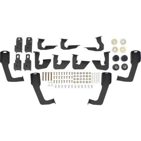 Westin/HDX 07-19 Chevy Silv 2500/3500 Crew (8ft) (Excl Dually) Drop WTW Nerf Step Bars - Blk - 56-534585