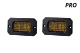 Diode Dynamics Stage Series 2 In LED Pod Pro - Yellow Fog Flush ABL (Pair) - DD6433P