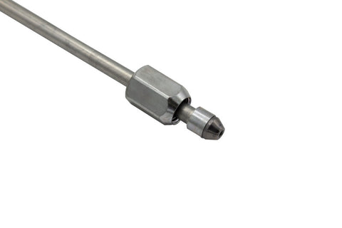 Fleece Performance 18in High Pressure Fuel Line (8mm x 3.5mm Line, M14x1.5 Nuts) - FPE-34200-18