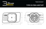 Diode Dynamics SS3 Type CH LED Fog Light Kit Sport - White SAE Driving - DD7293