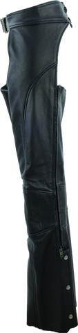 River Road Sierra Leather Chaps Black Womens - Small - 094449