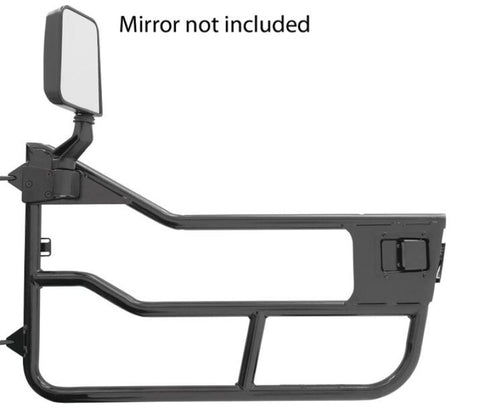 Bestop 80-86 Jeep Cj7 / 87-95 Wrangler YJ Element Doors (Matte Black) - 51824-01
