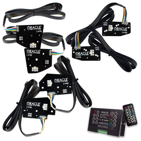 Oracle 19-21 RAM 1500 Projector LED Headlight DRL Kit - RGBW+A w/ 2.0 Controller - 1448-333