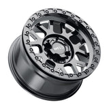 Weld Off-Road W902 17X10 Cinch Beadlock 5X127 5X139.7 ET-24 BS4.50 Gloss BLK MIL / BLK Ring 87.1 - W90270057450