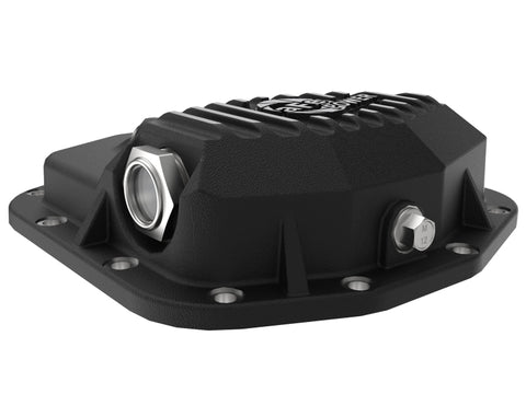 aFe Pro Series Rear Differential Cover Black w/Gear Oil 20-21 Jeep Gladiator (JT) V6 3.6L - 46-7119AB