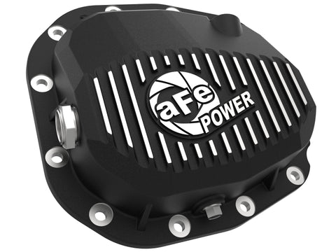 aFe Pro Series Rear Differential Cover Black w/ Fins 15-19 Ford F-150 (w/ Super 8.8 Rear Axles) - 46-71180B