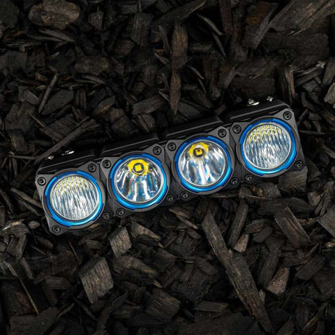 KC HiLiTES FLEX ERA LED Light Bar Bezel Kit for 10in. Segments - Blue - 30580