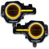 Oracle 21-22 Ford Bronco Headlight Halo Kit w/DRL Bar - Base Headlights -w/2.0 Controller - 1471-333