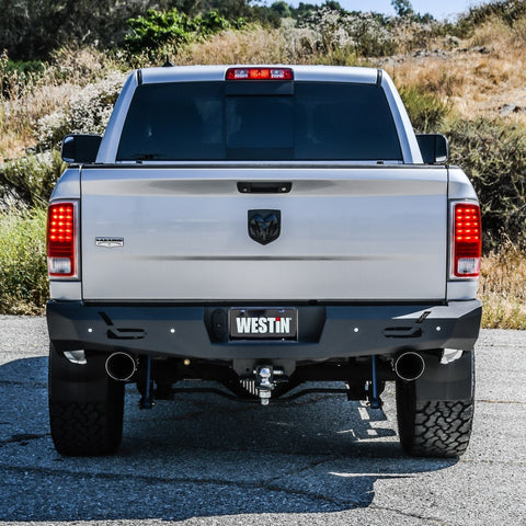 Westin 09-18 Ram 1500 Pro-Series Rear Bumper - Textured Black - 58-421025