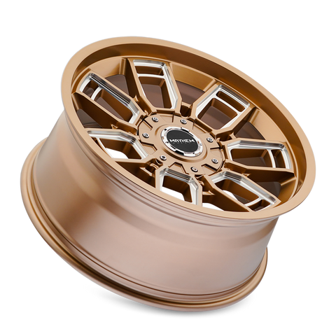 Mayhem 8118 Ordinance 20x9 / 5x127/139.7 BP / 87.1mm Hub Matte Bronze Wheel w/ Milled Spokes - 8118-2952MZ