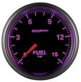 AutoMeter Gauge Fuel Press 2-1/16in. 15PSI Stepper Motor W/Peak & Warn Elite - 5667