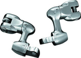 Kuryakyn 2in Adjustable Lockable Offsets With Male Mount Adapter Chrome - 4556
