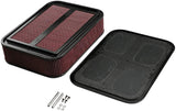 K&N Custom Racing Assembly Carbon Fiber 4in Air Box w/ Base and Hardware - Large - 100-8592