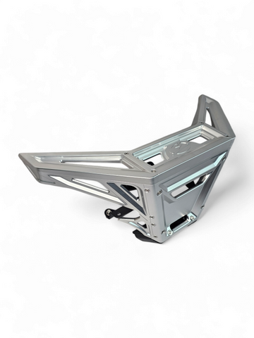 Elektric Offroad 2017+ Can Am X3 Maverick Billet Front Winch Bumper Anodized Clear - FWB210036