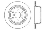 StopTech 07-10 GMC Sierra (w/ Rear Drum) / 07-09 GMC Yukon Rear Left Slotted & Drilled Rotor - 127.66065L