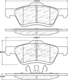 StopTech Street Select Brake Pads - 305.10470