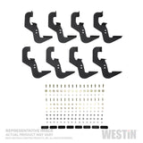 Westin 2019 Chevrolet Silverado/Sierra 1500 Crew Cab Thrasher Running Boards - Textured Black - 28-81265