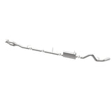 MagnaFlow Sys C/B 11-15 Ford Super Duty F250 6.2L EC CC, SS 3.5in Single Rear Pass Side Ext 5in Tip - 19174