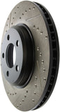 StopTech 05-13 Chrysler300/300C / 09-12 Dodge Challenger Front Right Drilled & Slotted Rotor - 127.63059R