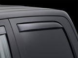 WeatherTech 09+ Dodge Ram 1500 Rear Side Window Deflectors - Dark Smoke - 81503