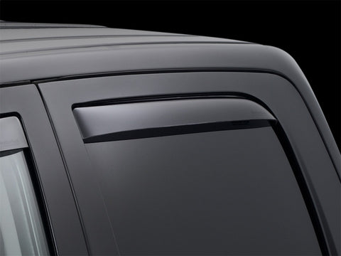 WeatherTech 09+ Dodge Ram 1500 Rear Side Window Deflectors - Dark Smoke - 81503