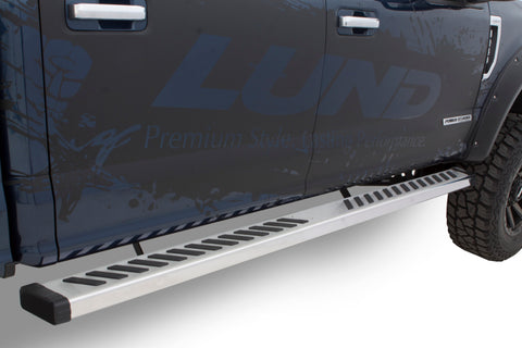 Lund 04-17 Nissan Titan Crew Cab Summit Ridge 2.0 Running Boards - Stainless - 28665038