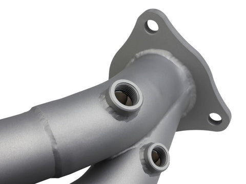 aFe Twisted 304SS Header 2020 Chevy Corvette (C8) 6.2L V8 - Titanium Ceramic Coated - 48-34148-T