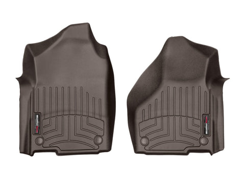 WeatherTech 2019+ Dodge RAM 2500/3500 Regular Cab (w/o PTO) Front FloorLiner - Cocoa - 4715801