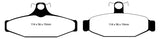 EBC 93-00 Aston Martin Virage 5.3 (AP Caliper) Yellowstuff Rear Brake Pads - DP41165R