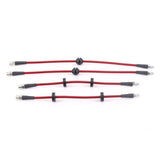 Power Stop 98-02 BMW Z3 Front & Rear SS Braided Brake Hose Kit - BH00025