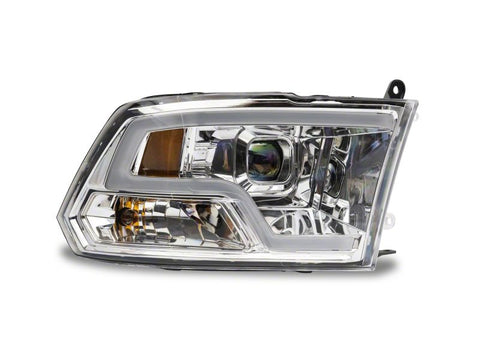 Raxiom 09-18 Dodge RAM 1500 Non-Projector LED Halo Headlights- Chrome Housing (Clear Lens) - R111517