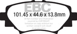 EBC 14+ Mazda 3 2.0 (Japan Build) Redstuff Rear Brake Pads - DP32186C