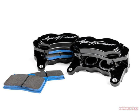Agency Power Big Brake Kit Front and Rear Black Polaris RZR Turbo 14-18 - AP-RZR-460-BLK