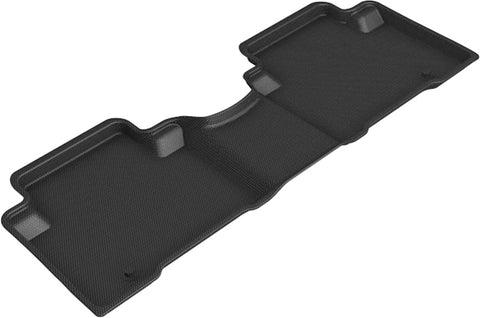 3D MAXpider 2013-2019 Hyundai Santa Fe/Santa Fe Xl Kagu 2nd Row Floormats - Black - L1HY02821509