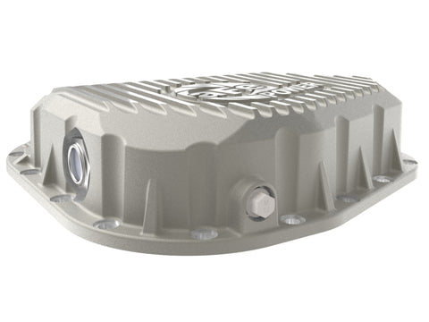aFe POWER Street Series Rear Diff Cover Raw w/ Machined Fins Ford F-250/350 23-26 (Sterling 11.6) - 46-71490A