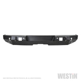 Westin 18-19 Jeep Wrangler JL WJ2 Rear Bumper w/  Sensors (Excl. Wrangler JK) - Textured Black - 59-82045