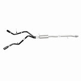 MagnaFlow SYS Cat-Back 3.5in Black Dual Split Rear Tips 14-15 Chevy Silverado/GMC Sierra 4.3L-5.3L - 15360