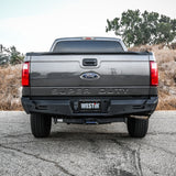 Westin 11-16 Ford F-250/350/450/550 Super Duty Pro-Series Rear Bumper - Textured Black - 58-421205