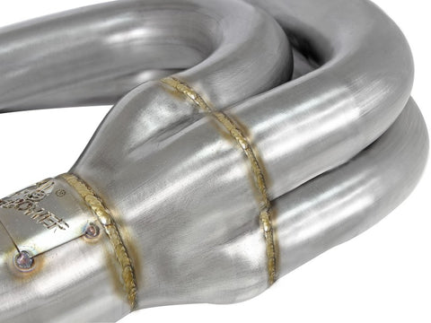 aFe 12-17 Toyota 86 / FRS / BRZ Twisted Steel 304 Stainless Steel Long Tube Header w/ Cat - 48-36005-1HC