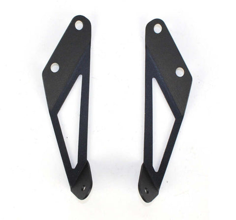 Fishbone Offroad 07-18 Jeep Wrangler JK Hood Light Mount Brackets - FB21066