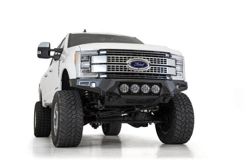 Addictive Desert Designs 17-20 Ford Super Duty Bomber Front Bumper w/ Mounts For 4 Rigid 360 6in - F160014110103