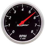 Autometer Designer Black 69-76 Nova Dash Kit 6pc Tach / MPH / Fuel / Oil / WTMP / Volt - 7024-DB