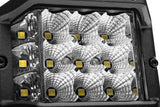 Go Rhino Xplor Bright Series Sideline Cube LED Flood Light Kit (Surface Mount) 4x3 - Blk (Pair) - 750300323FCS
