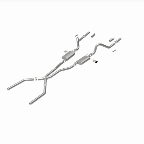 MagnaFlow SYS Cat-Back 67-70 Mustang 2.50inch w/Tru-X - 15816