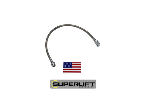 Superlift 66-77 Ford Bronco w/ 3-6in Lift Kit (Single) Bullet Proof Brake Hose - 91295