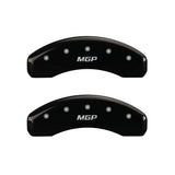 MGP Rear set 2 Caliper Covers Engraved Rear MGP Black finish silver ch - 25049RMGPBK