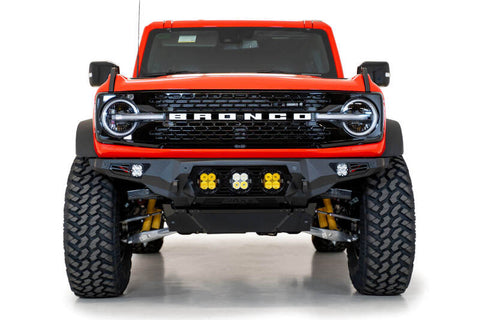 Addictive Desert Designs 21-22 Ford Bronco Bomber Front Bumper (w/ 3 Baja Designs LP4 Mounts) - F230194120103