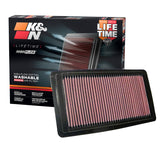 K&N 05-10 Honda Odyssey / 09-10 Pilot V6-3.5L Drop In Air Filter - 33-2309